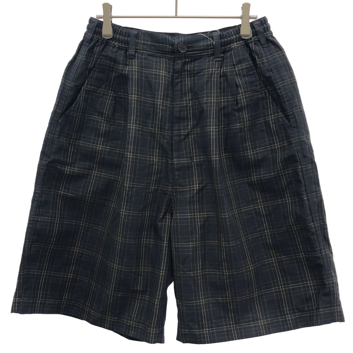 COMME des GARCONS HOMME コムデギャルソンオム 25SS エステル麻ウェザーチェック ショーツ HO-P035 ミックス XS