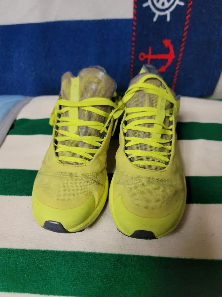 ARC TERYX NORVAN SL 蛍光 ランニングシューズ 250 mm