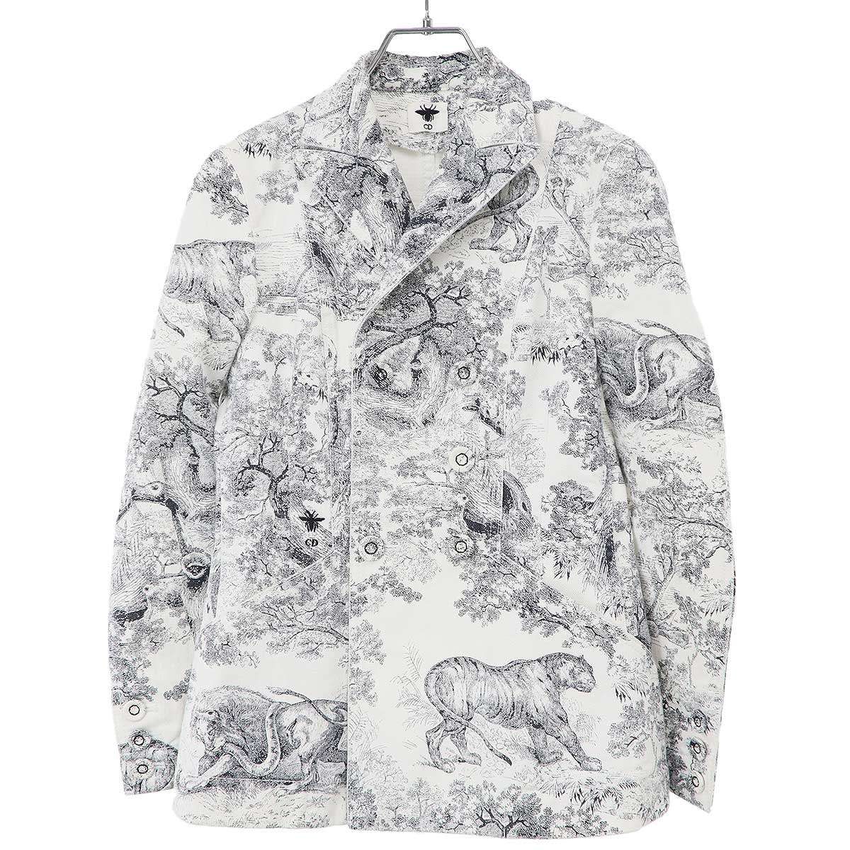 Christian Dior クリスチャンディオール トワルドジュイ ダブルテーラードジャケット 912V03A3807 ホワイト 34