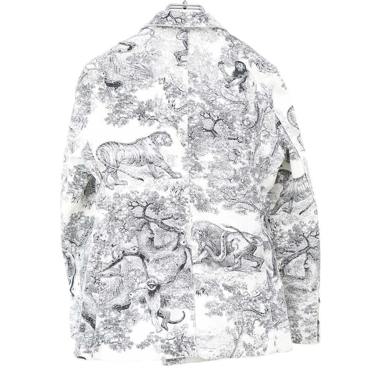 Christian Dior クリスチャンディオール トワルドジュイ ダブルテーラードジャケット 912V03A3807 ホワイト 34