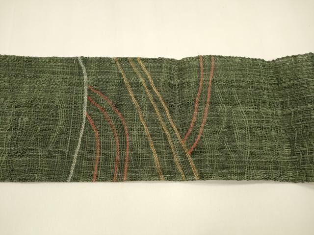 八寸名古屋帯 流水文