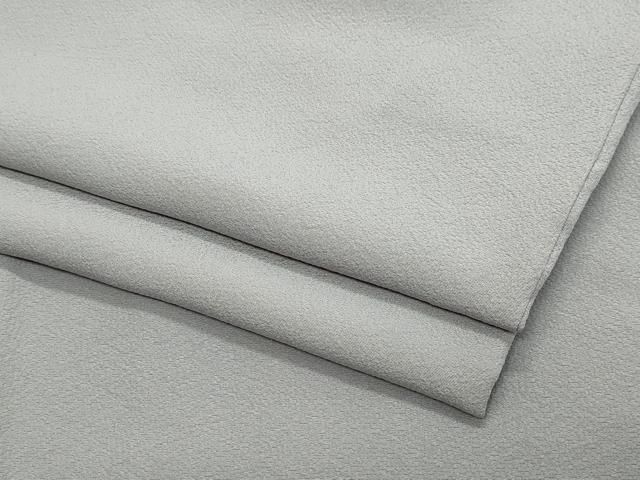 平和屋着物 上質な色無地 牡丹鼠色 正絹 vf