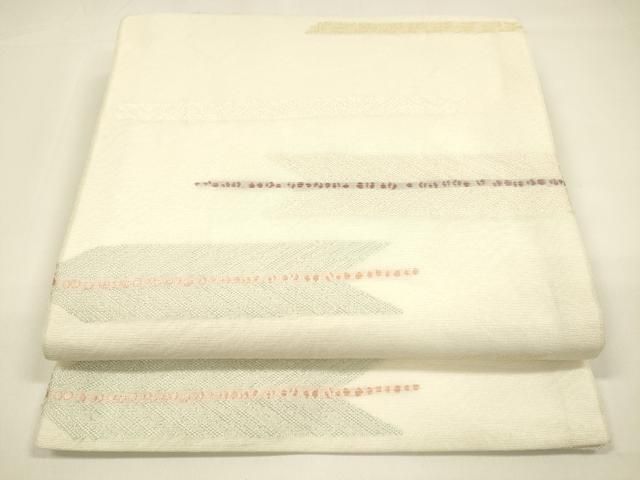 平和屋着物 夏物 九寸開き名古屋帯 矢羽文 cm