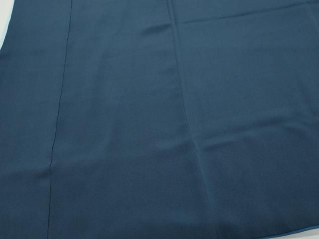 藍鉄色 正絹