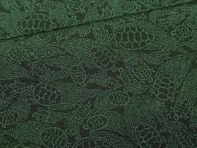  平和屋着物 人間国宝 初代六谷梅軒の息子 二代目 六谷梅軒 六谷博臣 江戸小紋 蓑亀 正絹 vf 小紋 着物