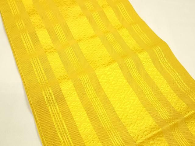 平和屋着物○全通柄九寸名古屋帯 紹巴 更紗花唐草文 正絹 逸品 DAAZ4357cm