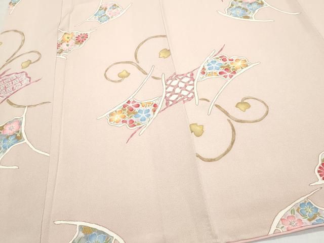 上質な小紋 吉祥花文