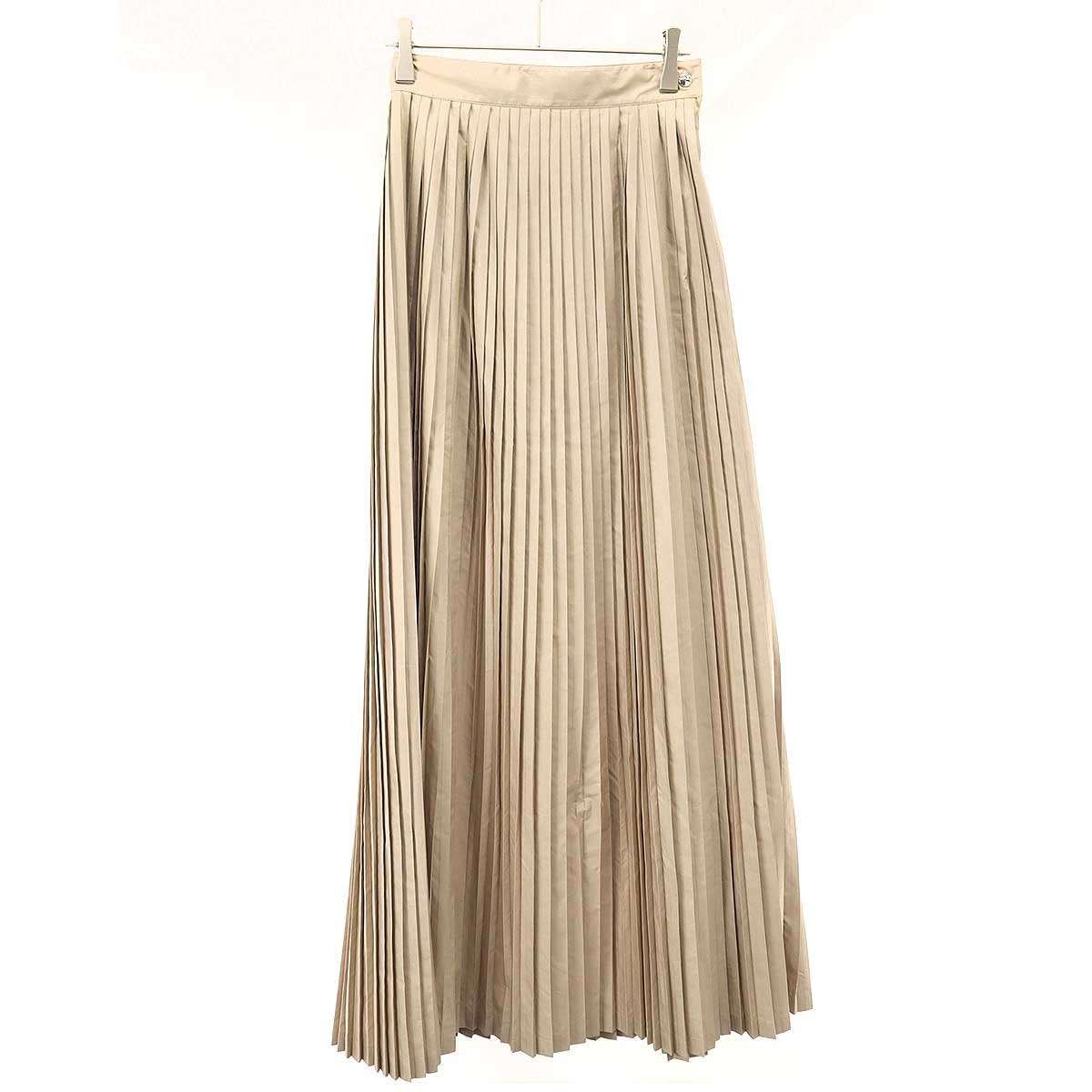 Christian Dior クリスチャンディオール マキシプリーツスカート 217J19A2829 ベージュ 34