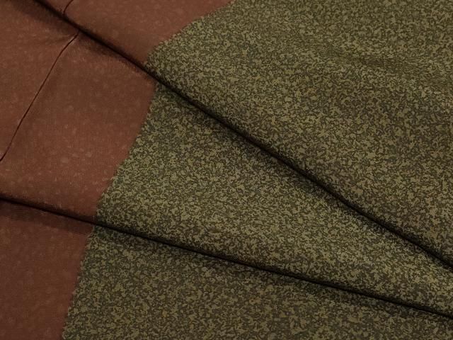 平和屋着物 上質な小紋 霞文 たたき染め 正絹 vf