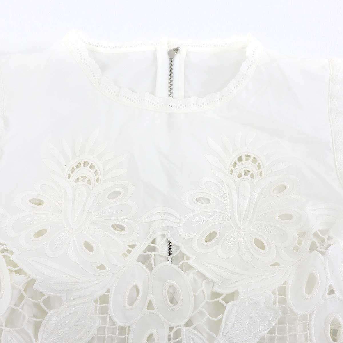 DOLCE&GABBANA ドルチェ＆ガッバーナ 22SS ノースリーブレースドレス