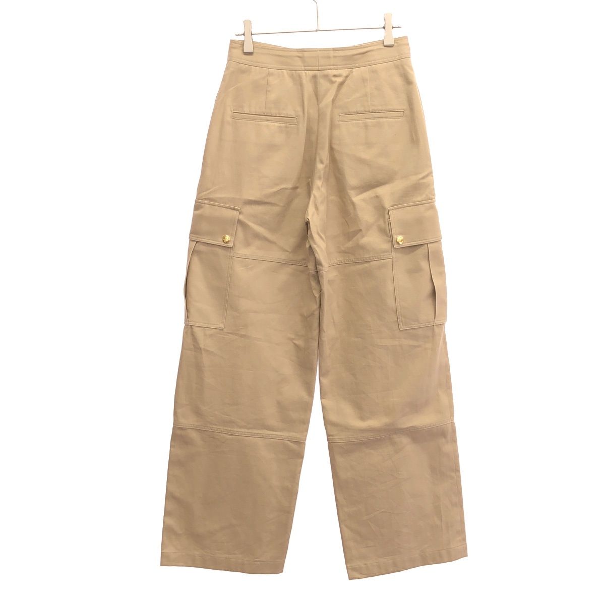CELINE セリーヌ コットンツイルルーズフィットカーゴパンツ 2P06A539W.40BB ベージュ 34