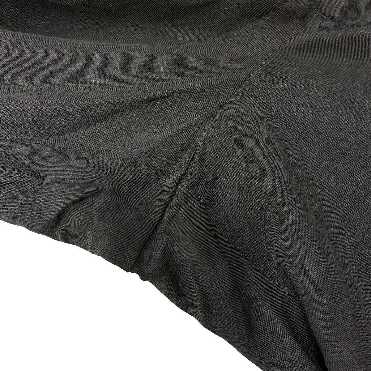  Yohji Yamamoto FEMME ヨウジヤマモト ファム 11 SS レーヨンパンツ FO-P 48-232 チャコール 2 その他 パンツ