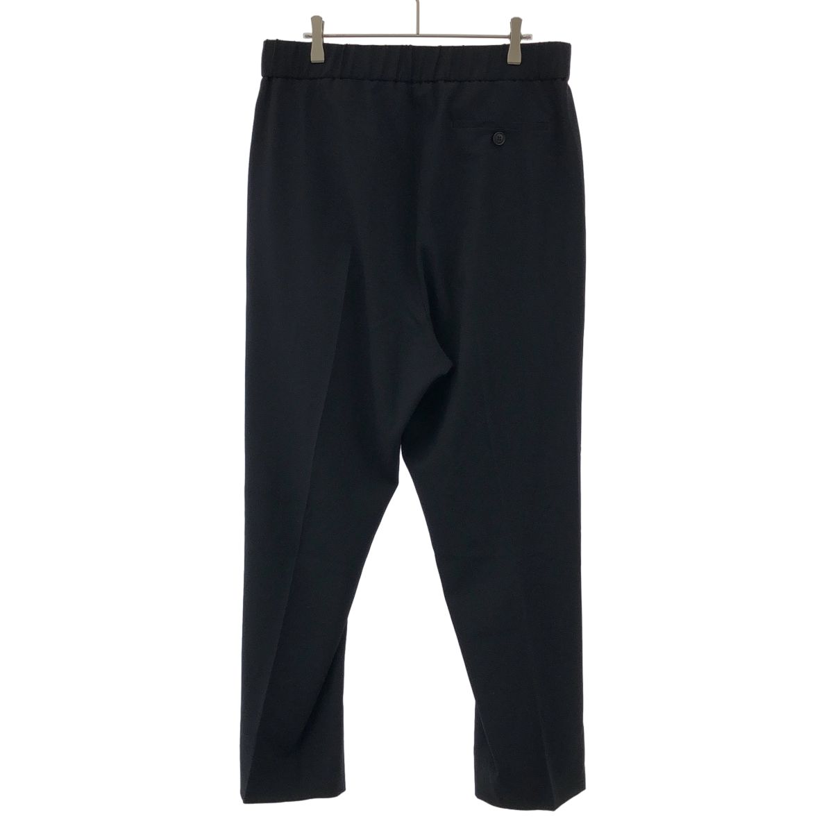 GIORGIO ARMANI ジョルジオアルマーニ 25SS シングルタックパンツ ピュアバージンウール クレープ GM000933 TE10043 ネイビー 50