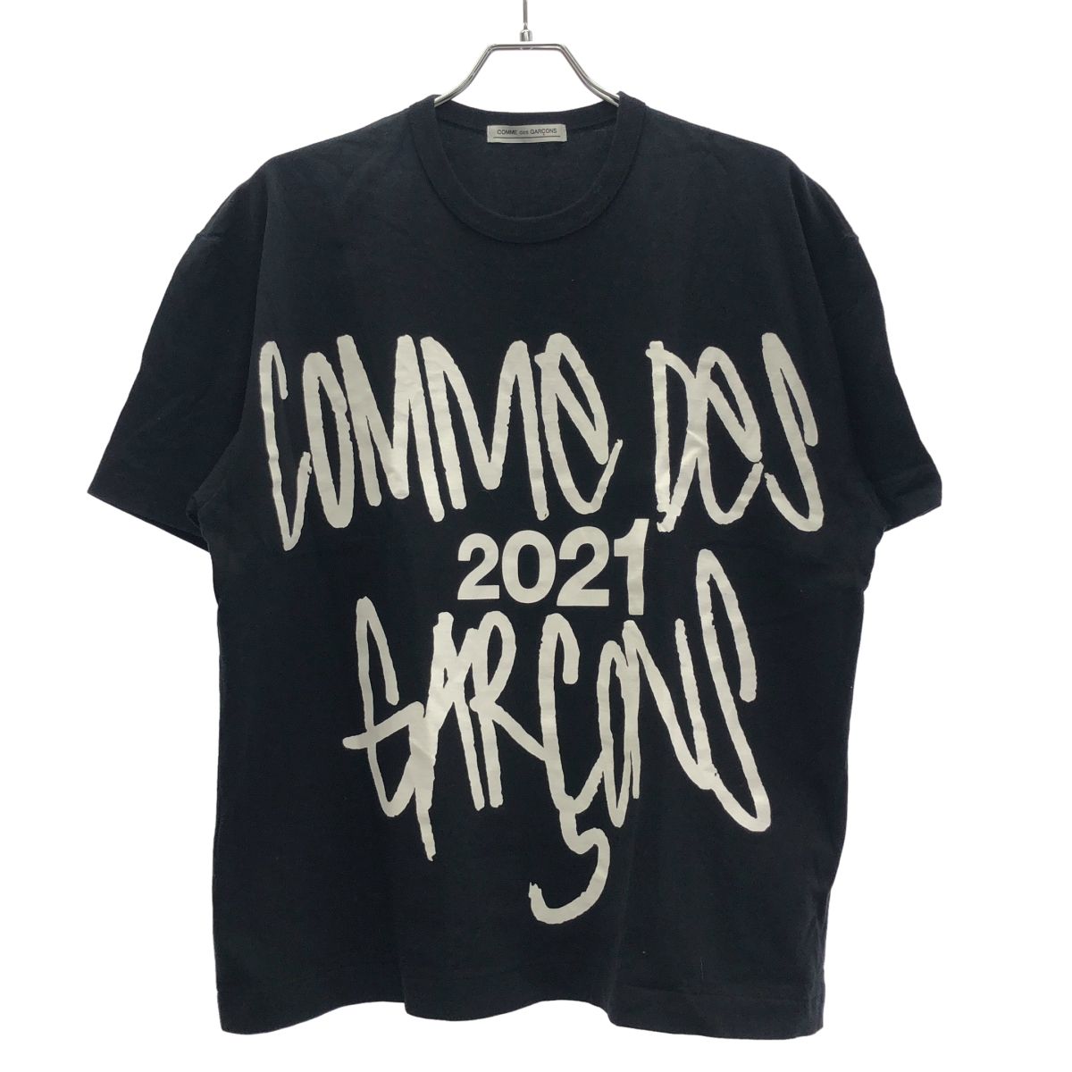 COMME des GARCONS コムデギャルソン 21 AW プリントTシャツ OH T 005 ブラック F