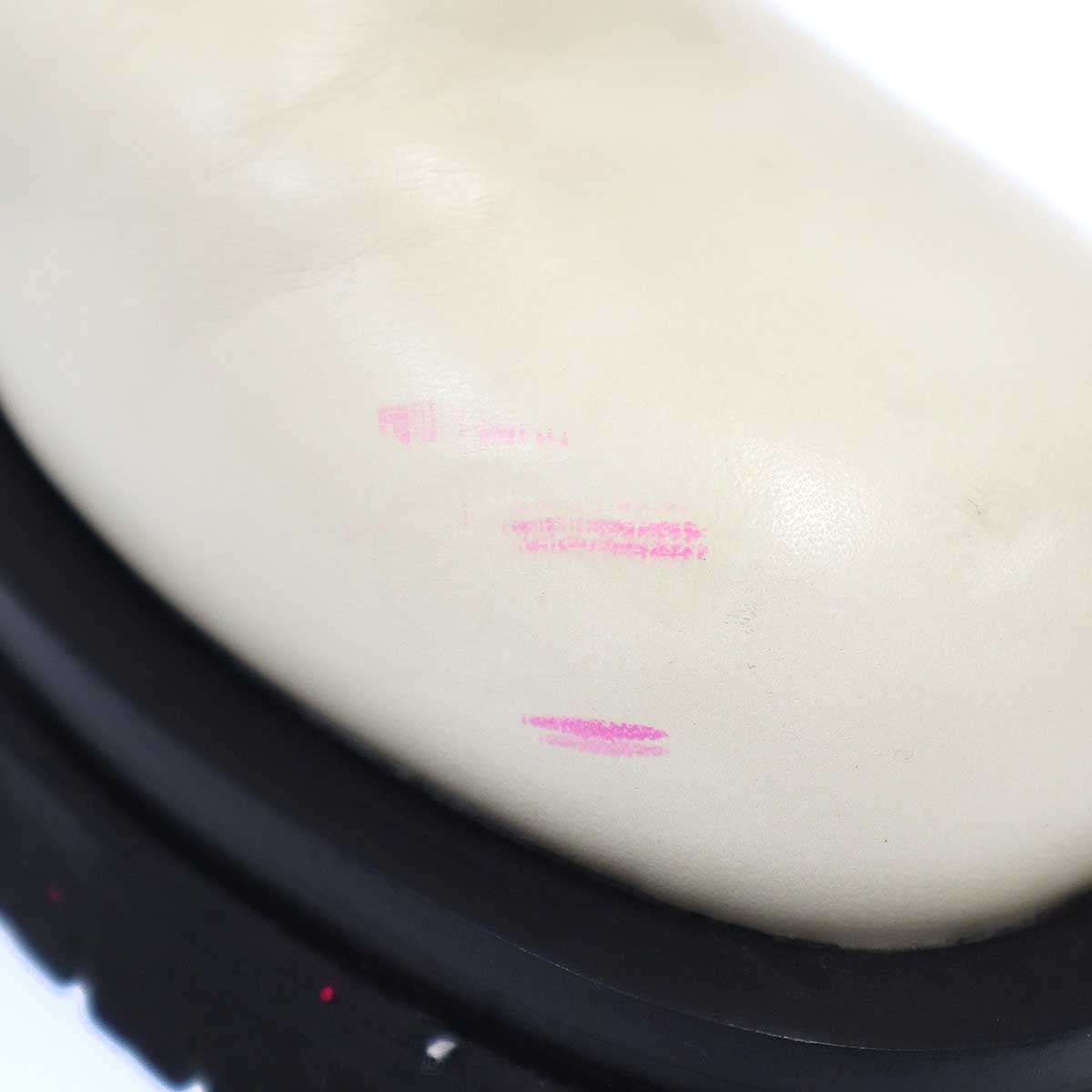  BOTTEGA VENETA ボッテガヴェネタ タイヤ サイドゴアロングチェルシーブーツ ホワイト 36 その他 ブーツ