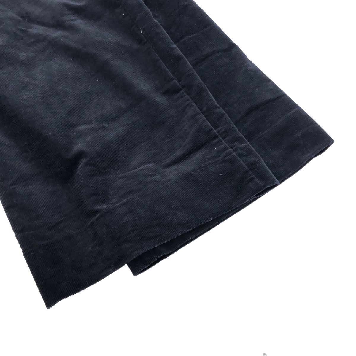 yori ヨリ 22AW コーデュロイワイドパンツ YR2222-114AW ネイビー 38