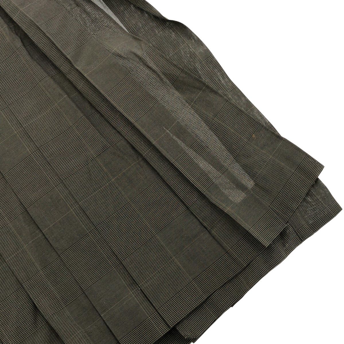 sacai サカイ 25SS High Twist Voile Skirt チェックスカート 25-07757