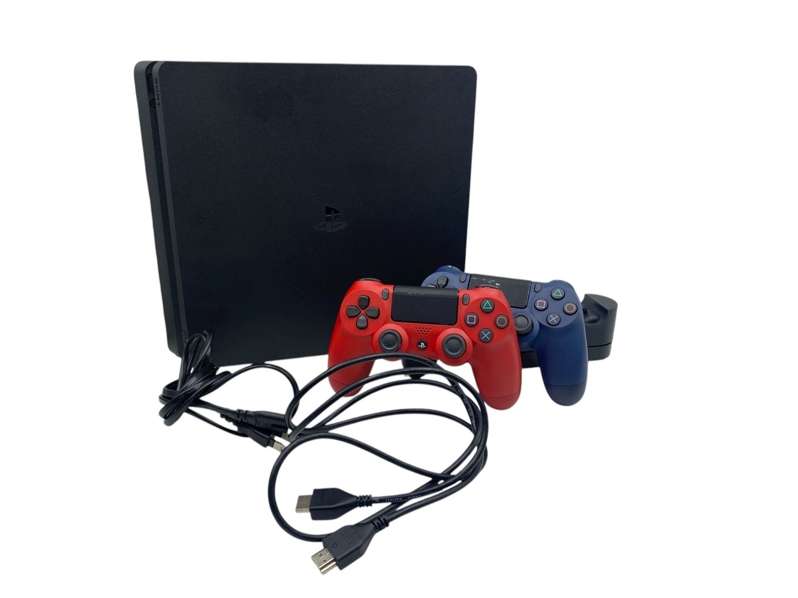 PlayStation4 本体 CUH-2200A コントローラー2個セット HDMIケーブル 充電ドック付き 動作 済み プレイステーション4