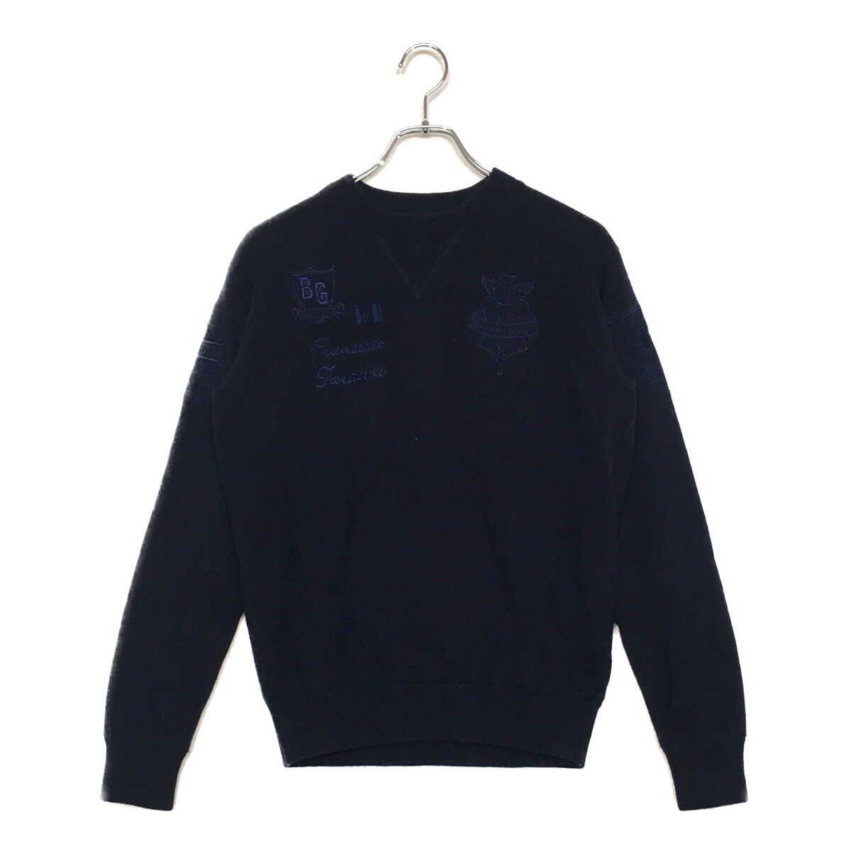 メンズ ビームスゴルフ BEAMSGOLF セーター M 紺 ネイビー 長袖 クルー