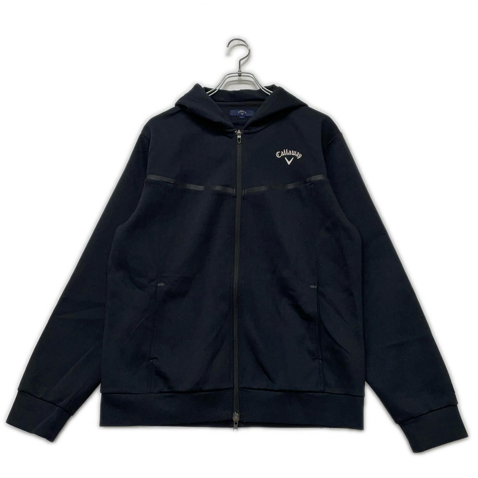 メンズ キャロウェイ Callaway パーカー LL 紺 ネイビー ダブルジップ