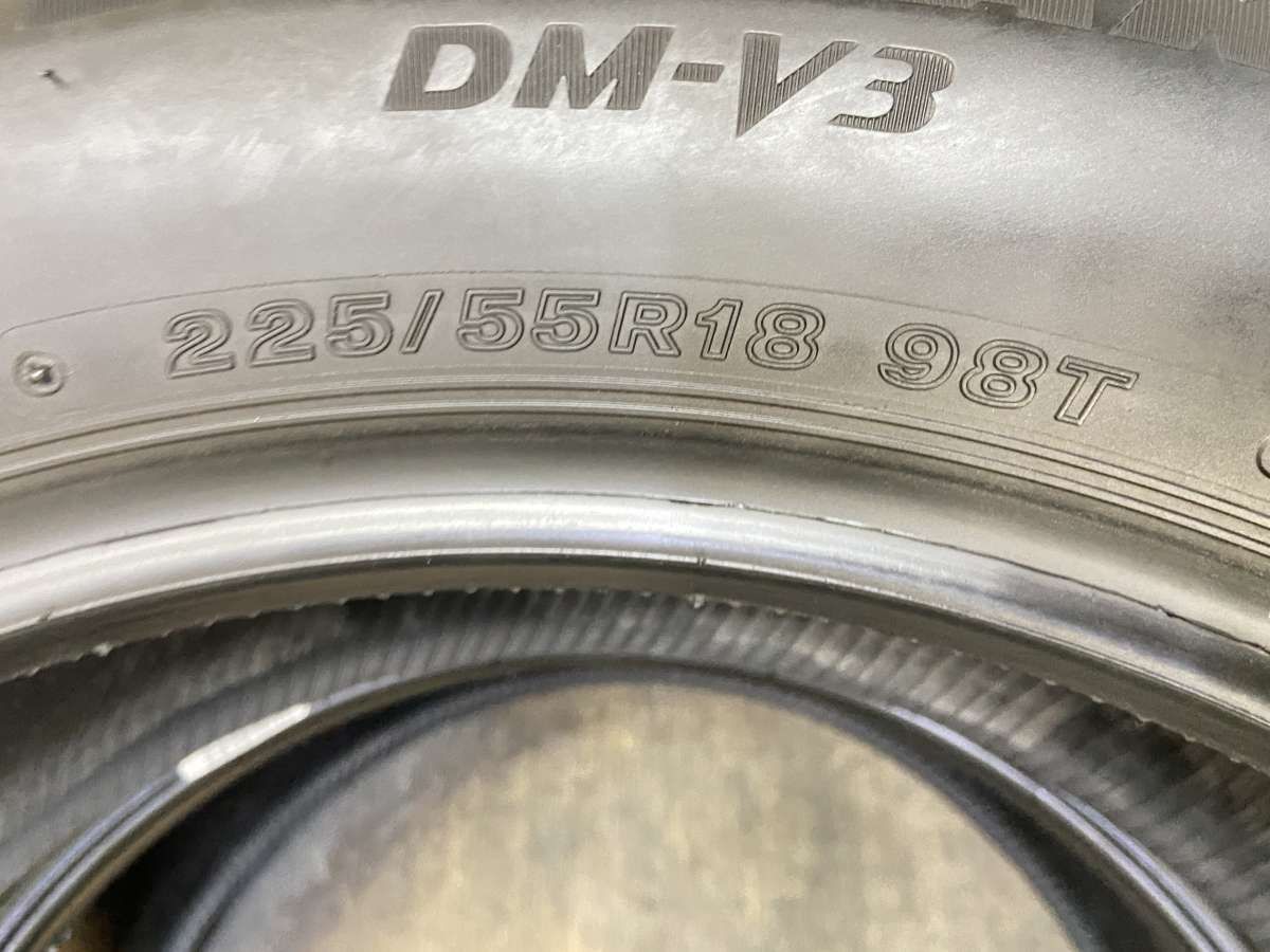  225 55 R 18 ブリヂストン ブリザック DM V 3 タイヤ スタッドレスタイヤ 2本セット w タイヤ タイヤ ホイール