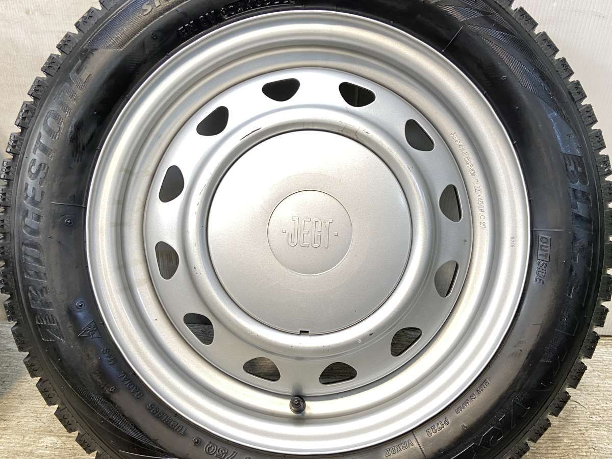  155 65 R 14 ブリヂストン ブリザック VRX 2 JECT MN x 4 5 100 114 3 4穴 タイヤ スタッドレスタイヤ ホイールセット 4本セット w タイヤ ホイールセット タイヤ ホイール