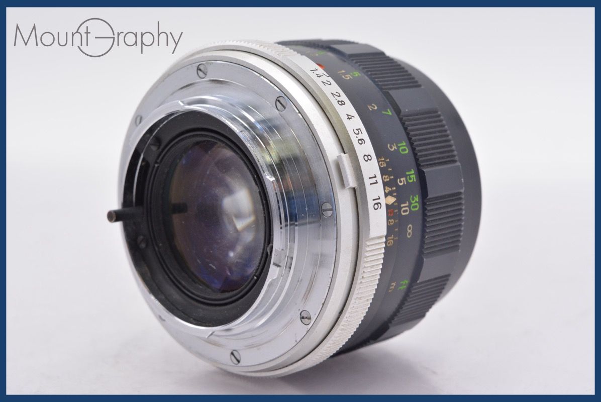 ☆特別特価☆ ミノルタ MINOLTA MC ROKKOR-PF 58mm F1.4 前後キャップ