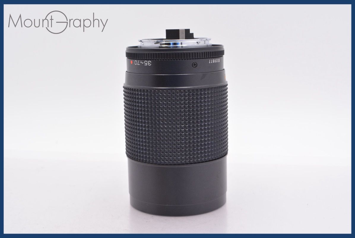 上 コニカ KONICA ZOOM-HEXANON AR 35-70mm F3.5 前後キャップ-レンズフィルター付 完動 同梱可 am1474