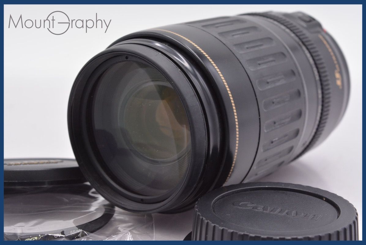 キヤノン Canon EF 100-300 mm F 4.5-5.6 USM 前後キャップ-レンズフィルター付 同梱可 am 1475