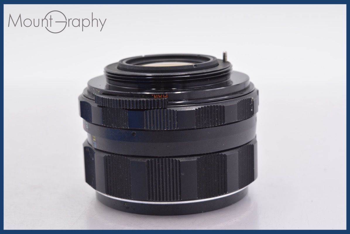 上 ペンタックス PENTAX Super-Takumar 55mm F1.8 後期 前後キャップ-レンズフィルター付 完動 同梱可 am1476