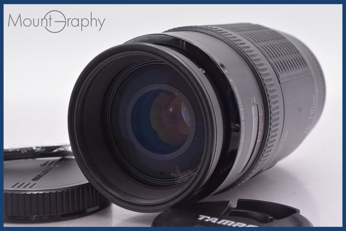 キヤノン Canon EF 70-210mm F4 前後キャップ-レンズフィルター付 完動 同梱可 am1491