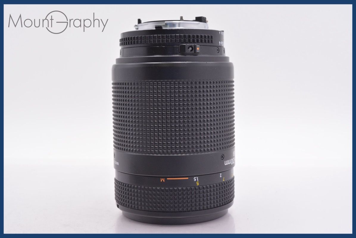 ニコン Nikon AF NIKKOR 70-210mm F4-5.6 前後キャップ-レンズフィルター付 同梱可 am1505