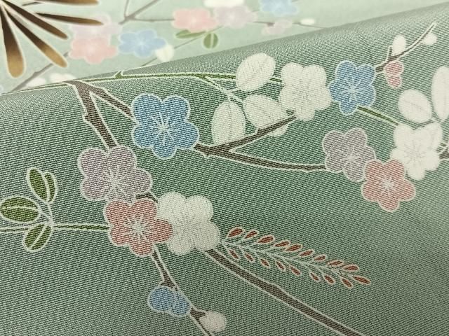 平和屋着物●訪問着　松竹梅　正絹　逸品　AABC5106zg 平和屋着物○訪問着 松竹梅 正絹 逸品 AABC5106zg - メルカリ