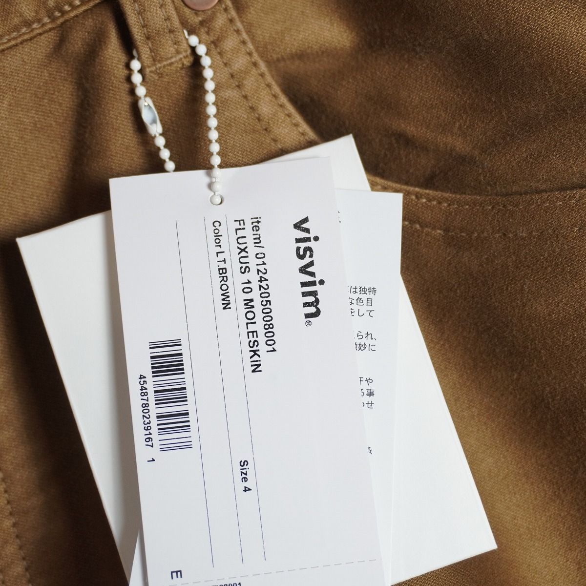 美品 24AW VISVIM ビズビム FLUXUS 10 MOLESKIN モールスキン 5 美品 24AW VISVIM ビズビム FLUXUS 10 MOLESKIN モールスキン 5