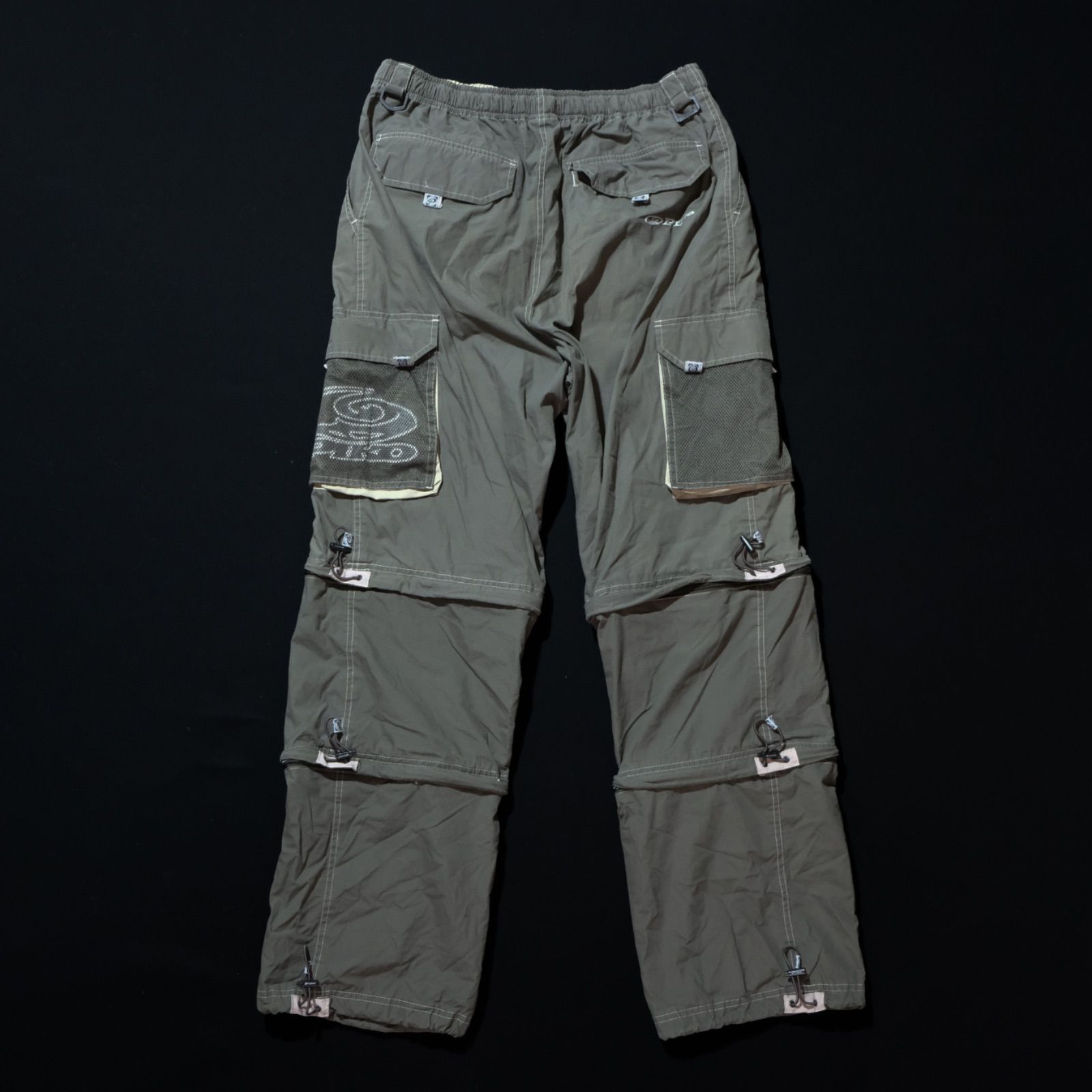 y2k PIKO 3way コンバーチブルカーゴパンツ XLサイズ ユーティリティー