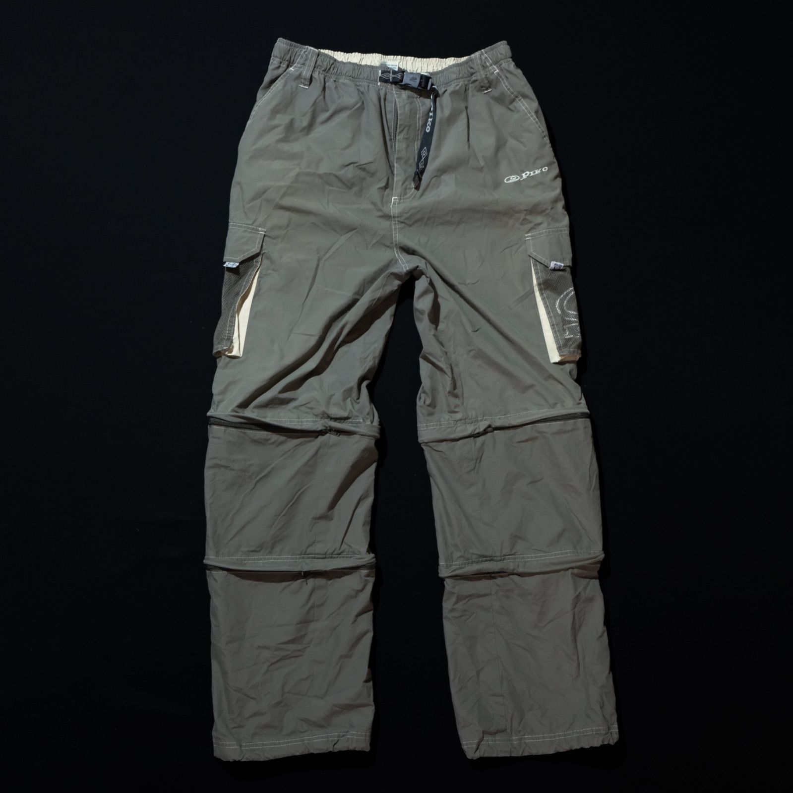 y2k PIKO 3way コンバーチブルカーゴパンツ XLサイズ ユーティリティー