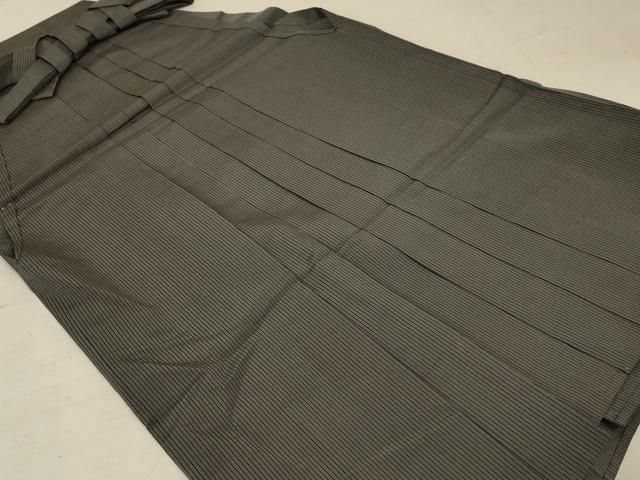 平和屋着物 夏物 男性 行灯袴 縞 正絹 AABD4508jd