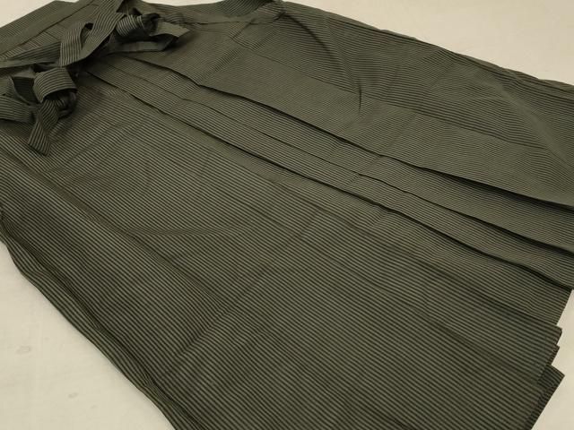 平和屋着物 夏物 男性 行灯袴 縞 正絹 AABD4509jd