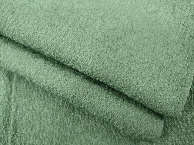 平和屋着物 上質な色無地 老竹色 正絹 ck