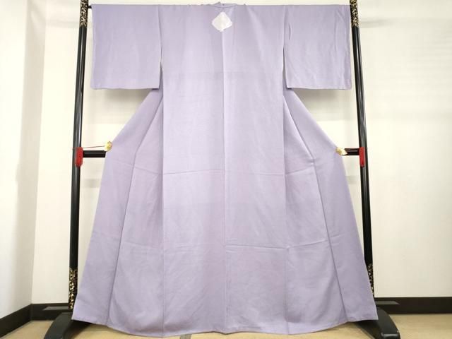 平和屋着物 上質な色無地 鳩羽色 正絹 ck