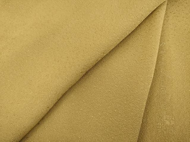 平和屋着物 世界的友禅作家 千地泰弘 色無地 桑茶色 正絹 ck