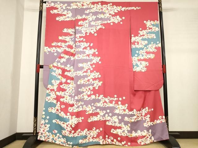 平和屋着物 染色の魔術師 染乃座 大久保玄才 そめのざ玄才 振袖 光琳菊 正絹 ck