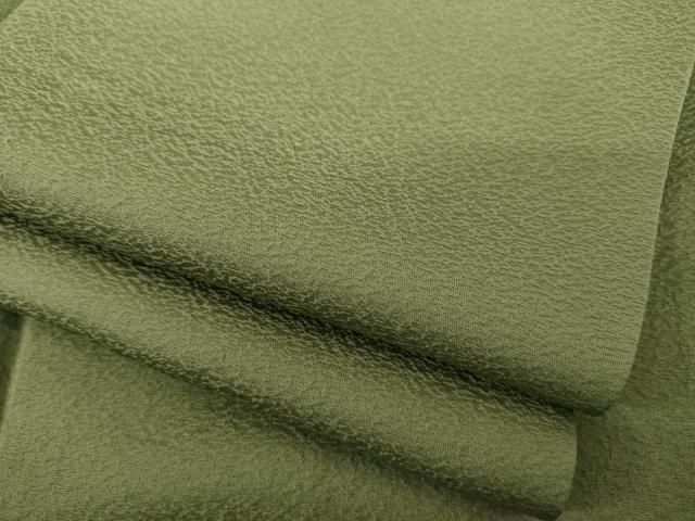 平和屋着物 上質な色無地 藍媚茶色 正絹 ck