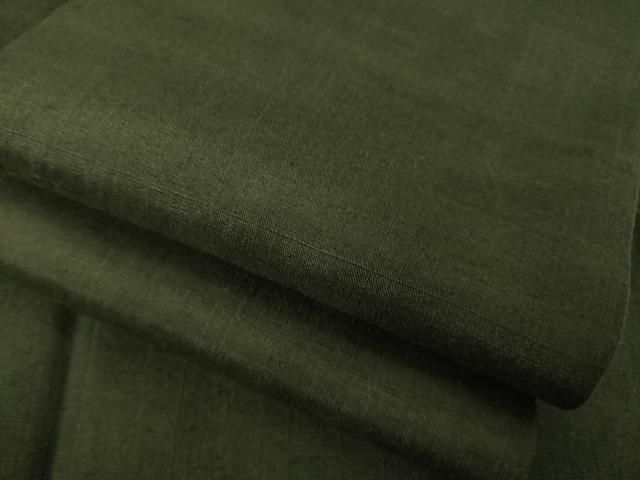 平和屋着物●結城紬　色無地　黒緑色　正絹　逸品　AABD4398ck 平和屋着物○結城紬 色無地 黒緑色 正絹 逸品 AABD4398ck - メルカリ