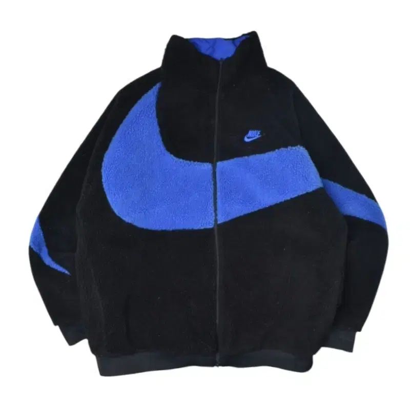 ナイキ ビックロゴ シェルパ リバーシブル 양면 フリース ジップアップ 3XL N0780