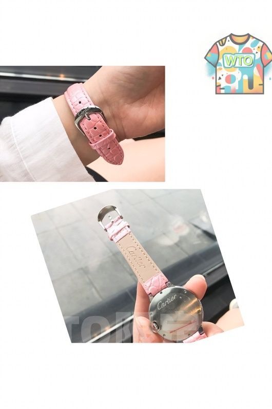 ブルー 満鑚ローマ文字盤石英腕時計