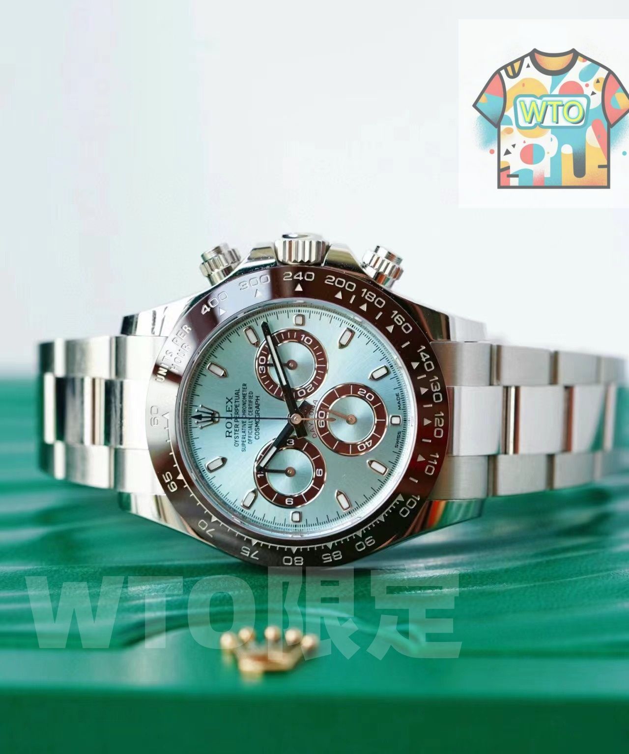 今日 ROLEX コスモグラフデイトナシリーズ アイスブルーデイトナ M116506-001 自動巻き腕時計-WTO輸入1