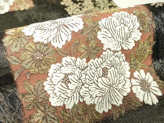 平和屋着物●つけ帯　皇金漆宝箔　金銀糸　正絹　逸品　DAAZ0261ps 平和屋着物○つけ帯 皇金漆宝箔 金銀糸 正絹 逸品 DAAZ0261ps