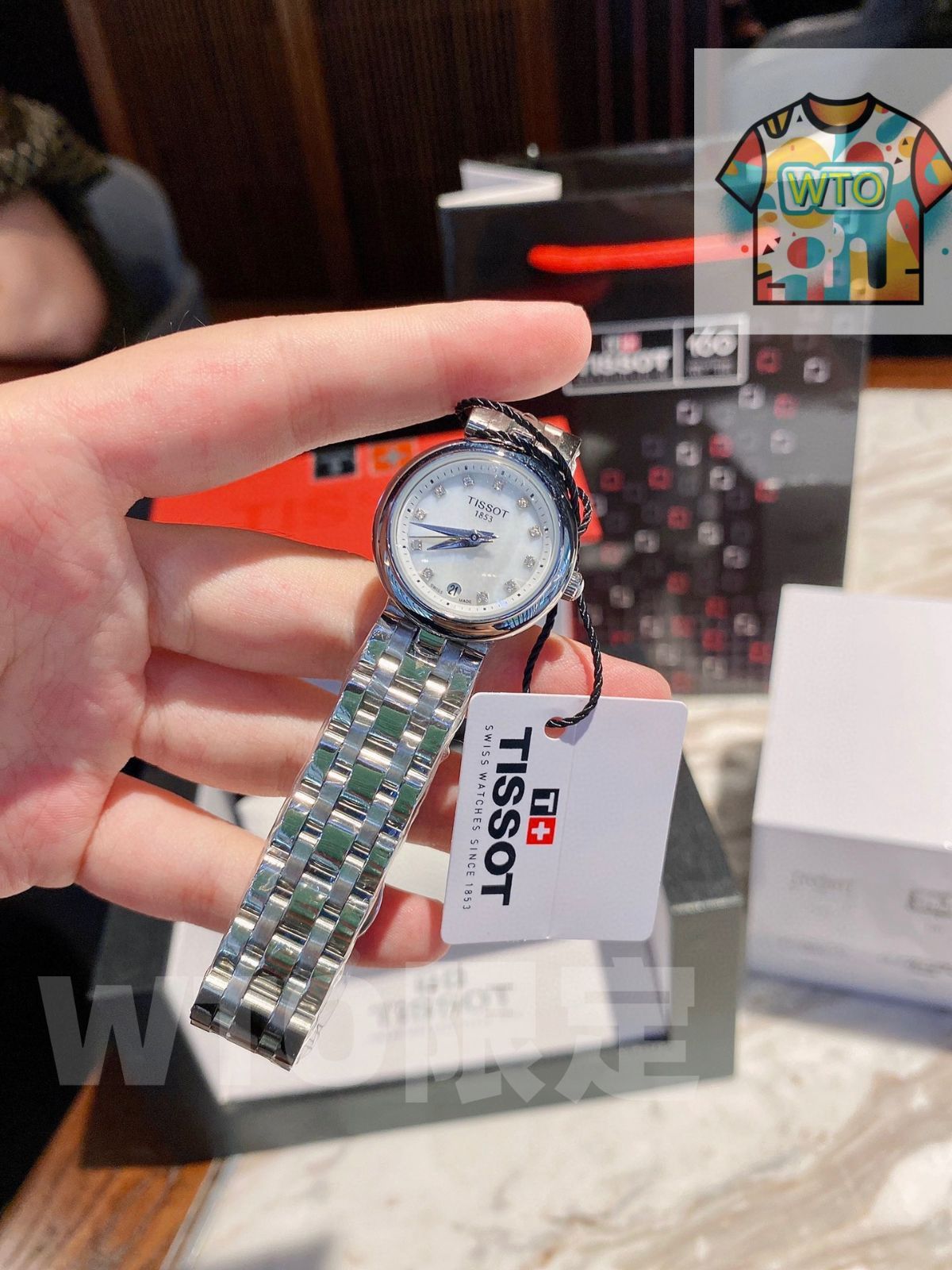  今日 Tissot 嘉麗小美人系列 腕時計-WTO店名をご ください 自動巻き時計 腕時計(アナログ)