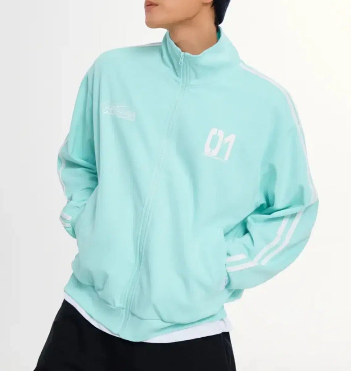 現物すぐ配送 XL 初音 ミク SPAO ジャージ track Jaket ミント 初音 ミク